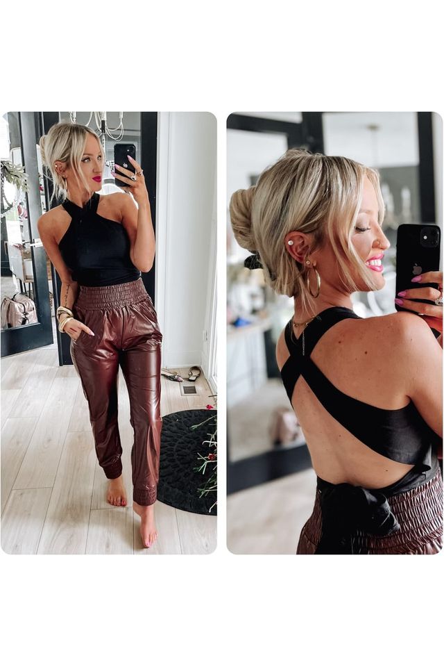 Backless Bow Halter Top -clearance