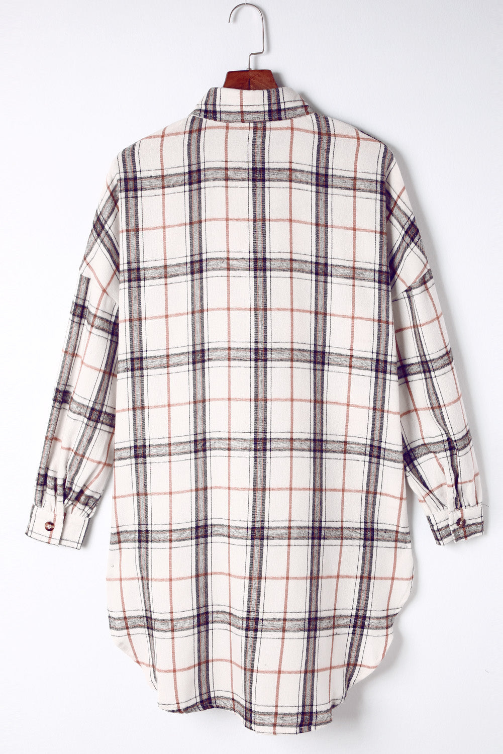 Khloe Oversized Plaid Pattern Shacket