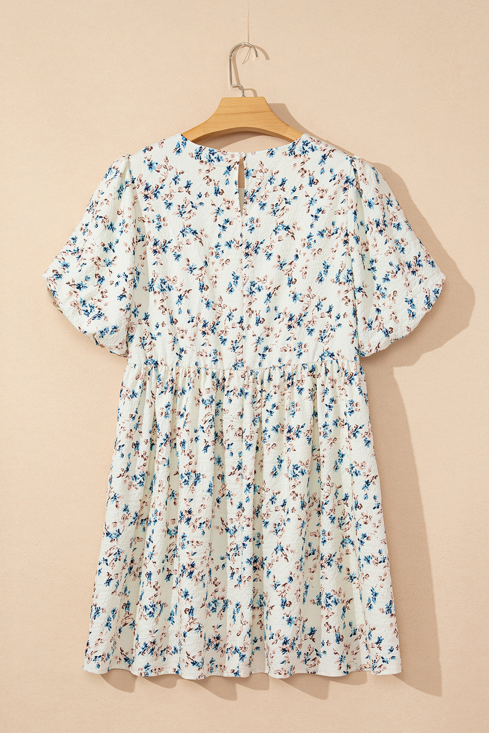 Kimber Floral Puff Short Sleeve Dress