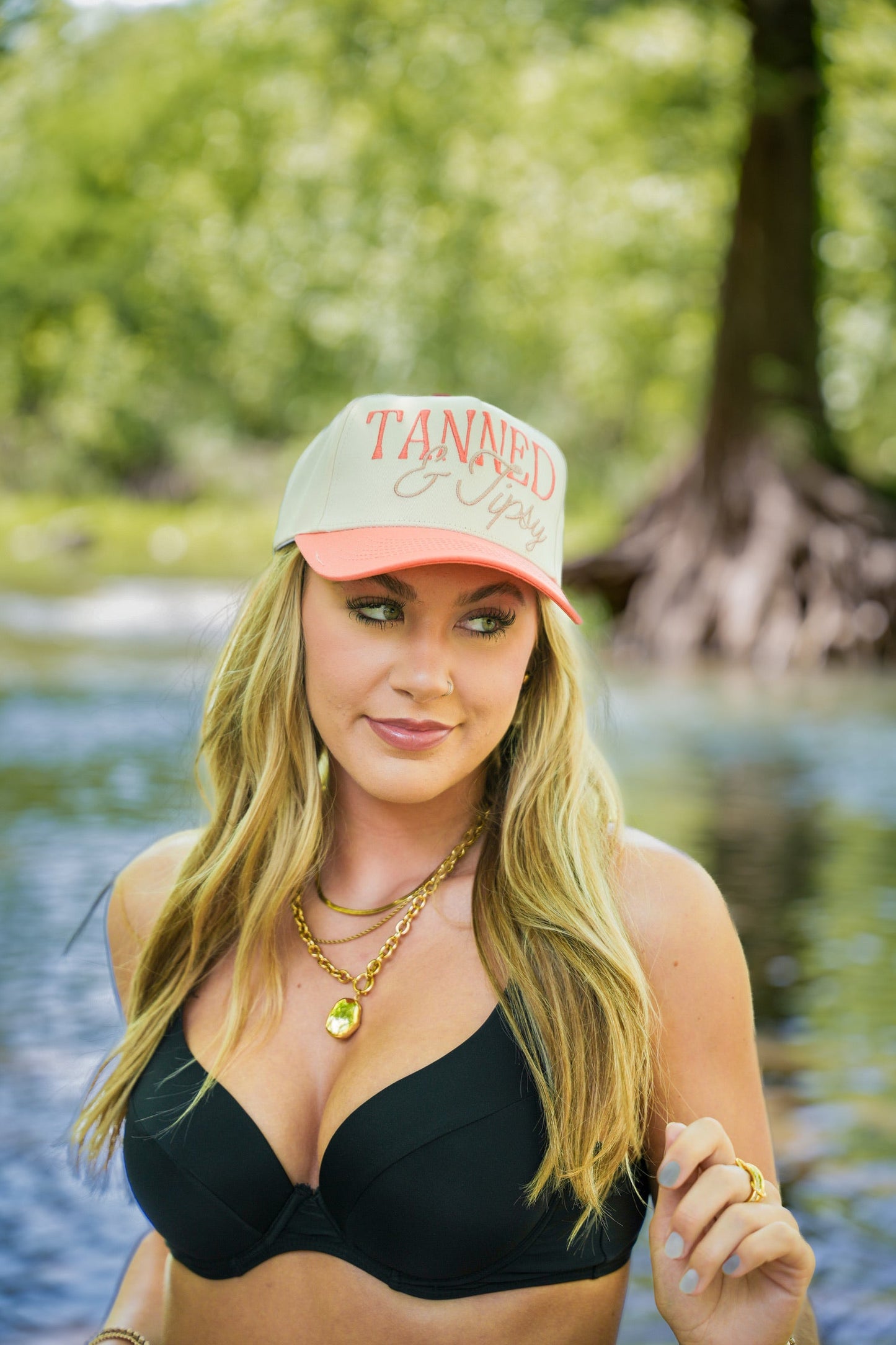 TANNED & TIPSY CANVAS CAP