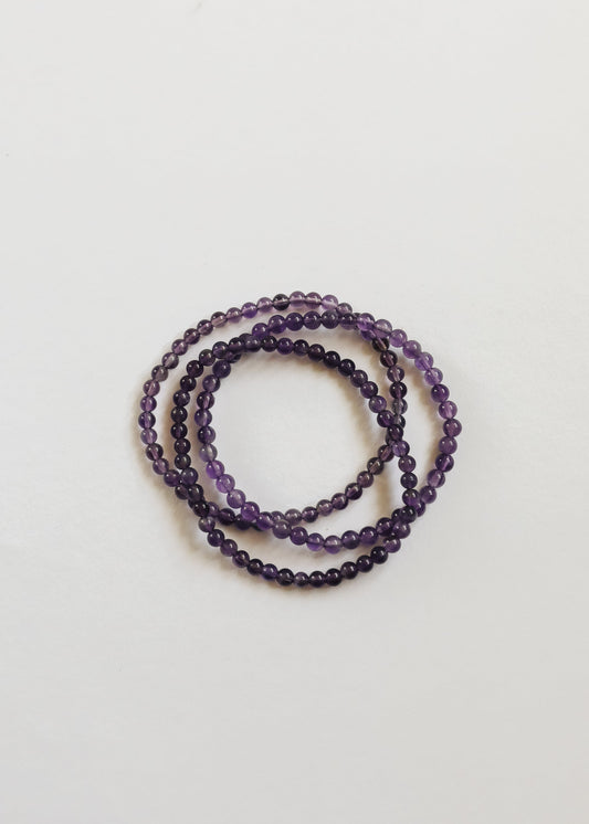 Polished Amethyst || Adult Bracelet