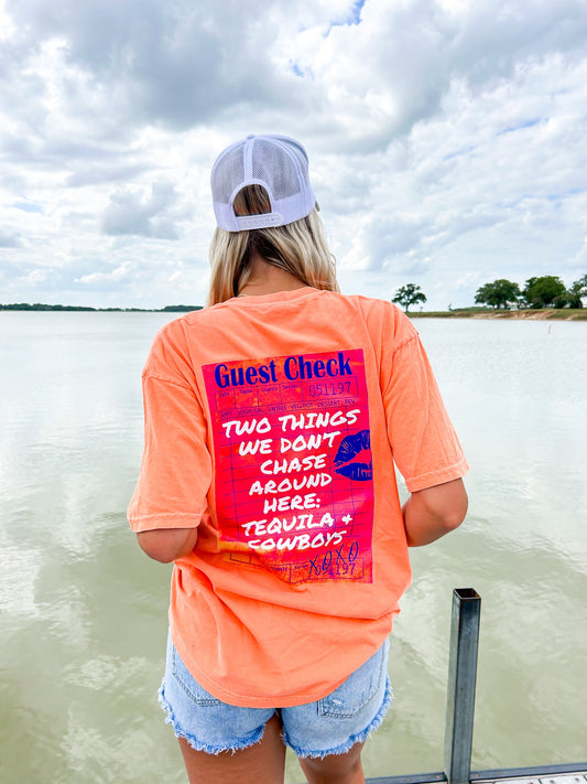 TEQUILA AND COWBOYS TEE