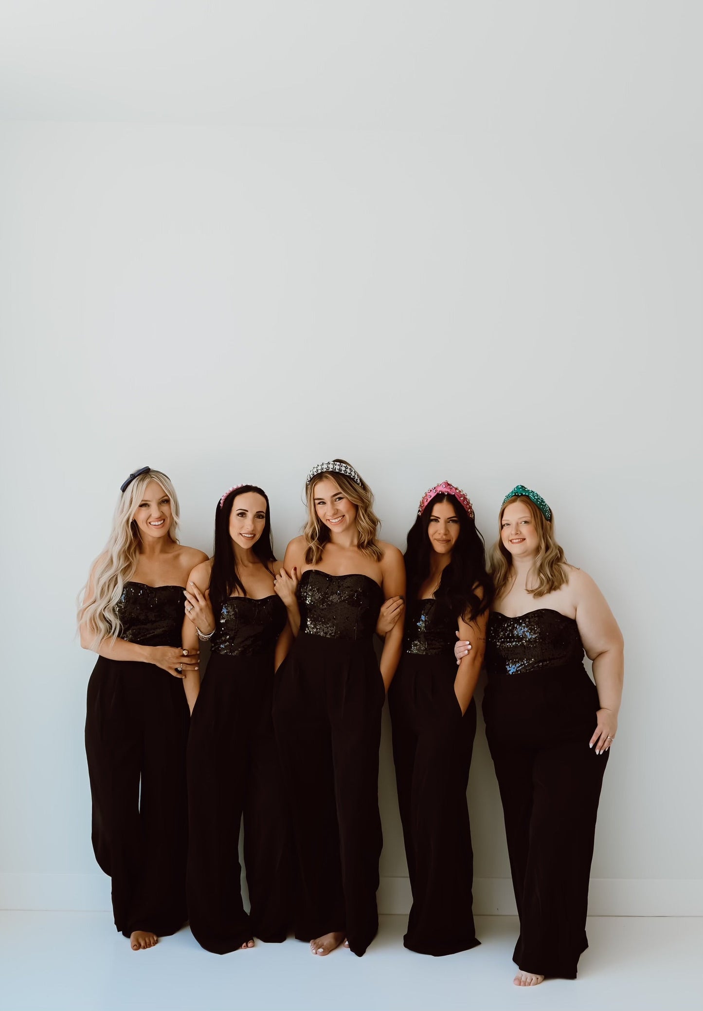 Black Sequin Jumpsuit