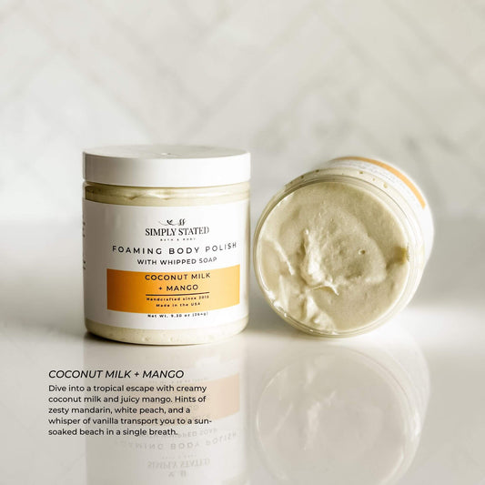 Signature Foaming Body Polish – 3-in-1 Cleanse, Exfoliate & Moisturize