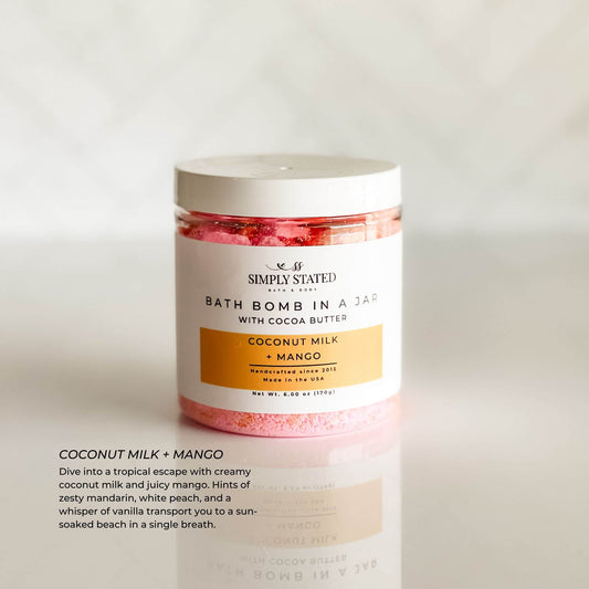 Signature Bath Bomb in a Jar – Bath Fizzy Soak