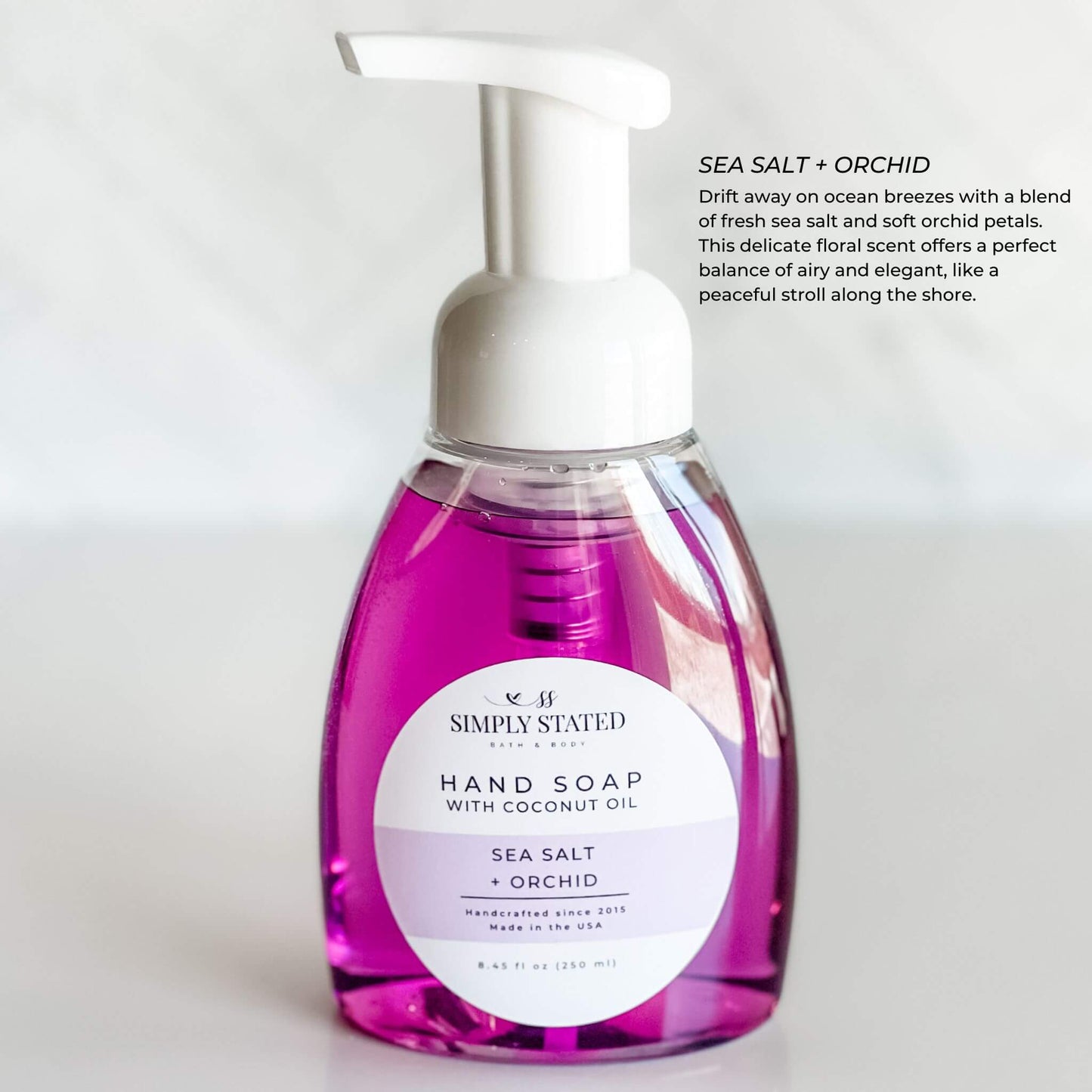 Signature Foaming Hand Soap – Gentle Coconut Oil-Based Liquid Soap