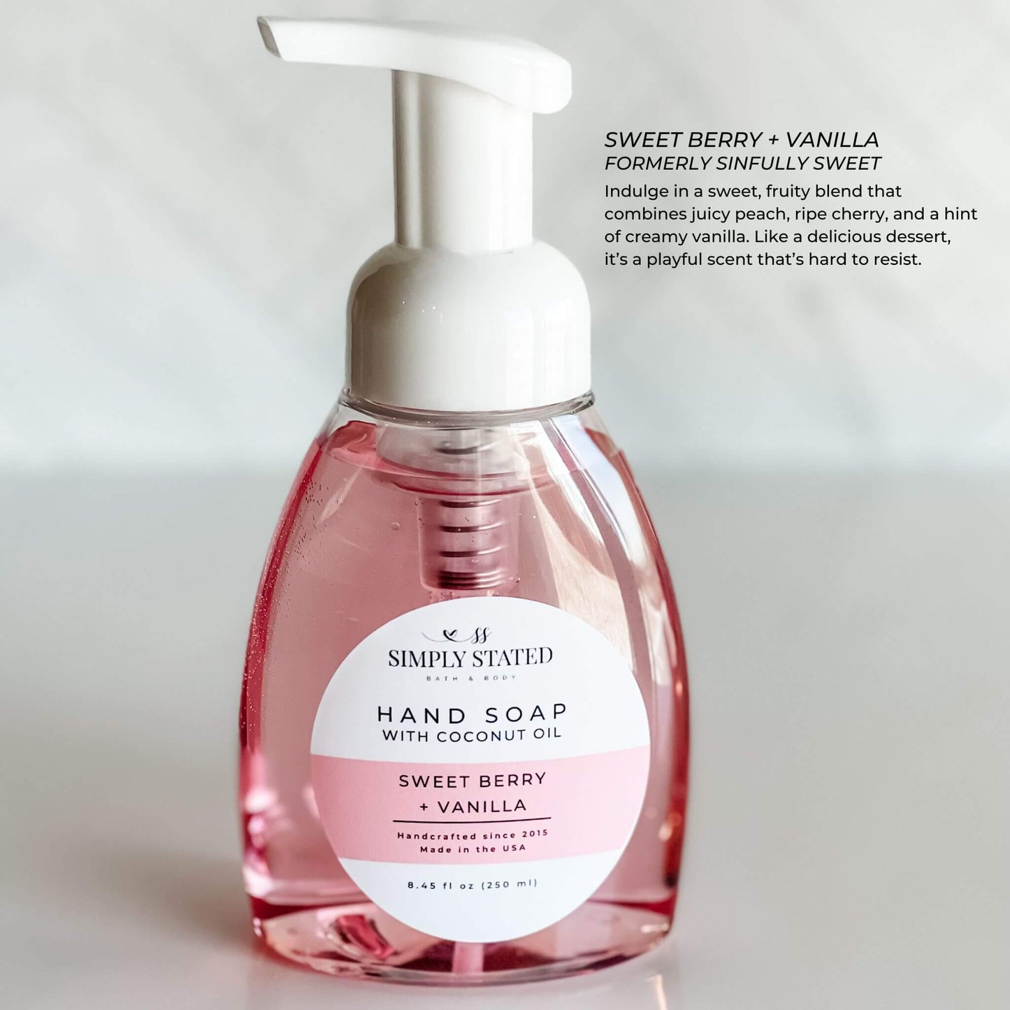 Signature Foaming Hand Soap – Gentle Coconut Oil-Based Liquid Soap