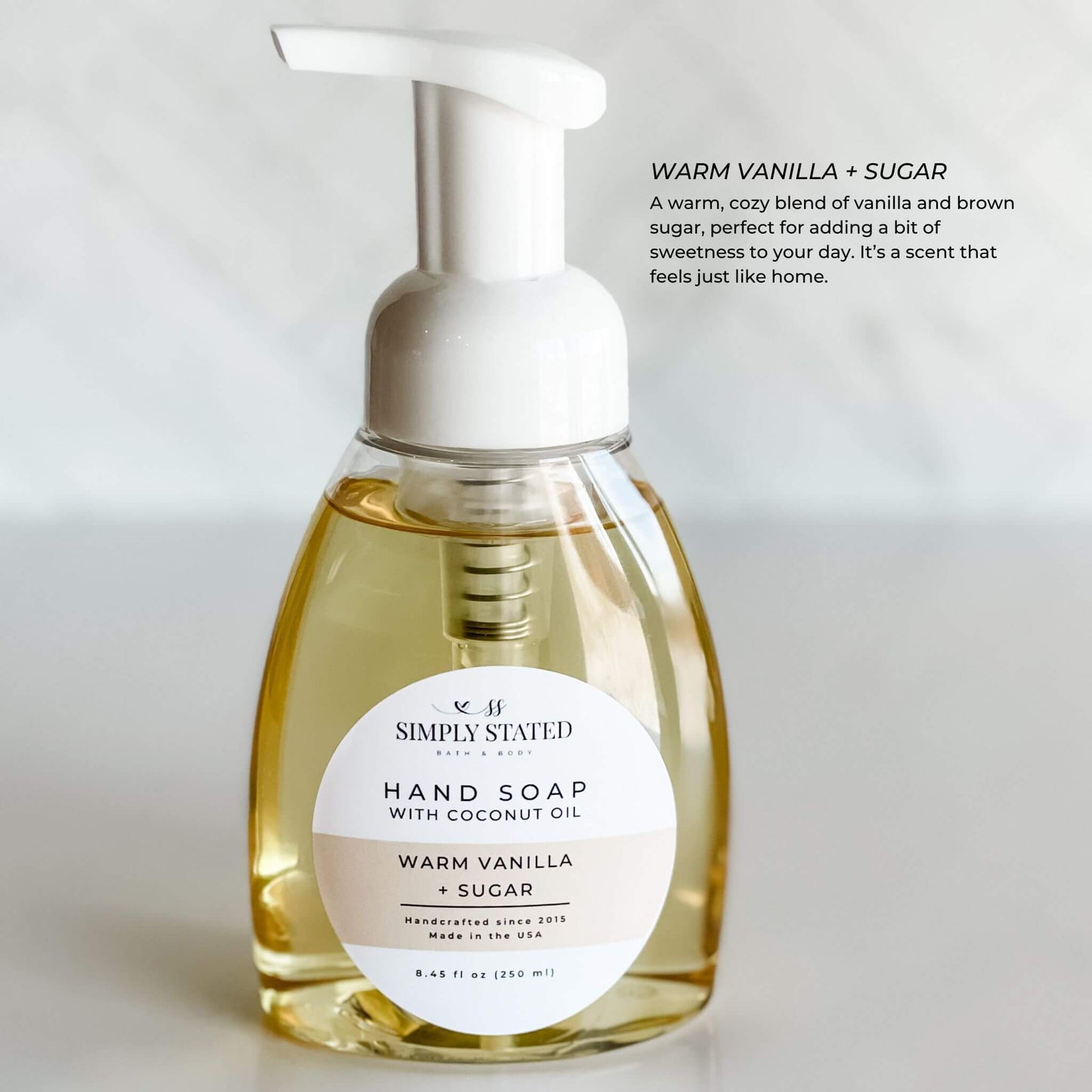 Signature Foaming Hand Soap – Gentle Coconut Oil-Based Liquid Soap