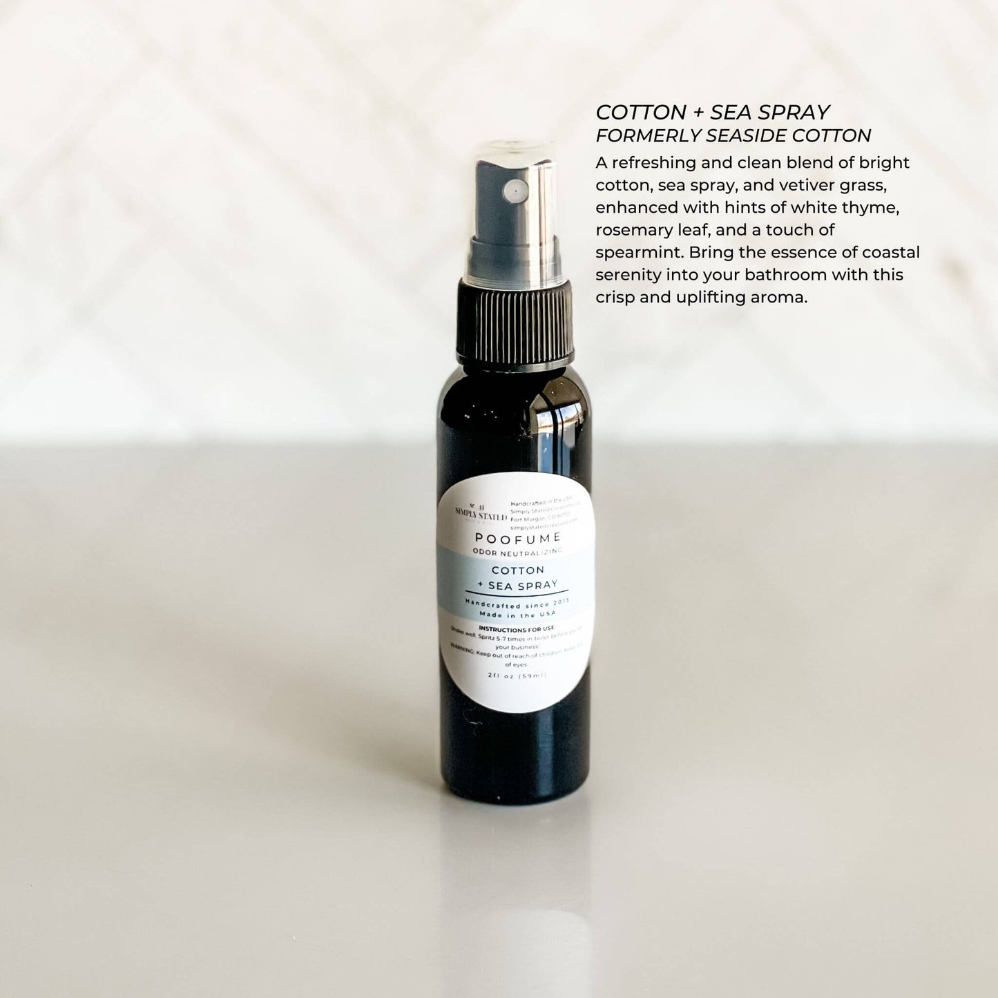 Poofume – Bathroom Odor Spray with Odor-Neutralizing Formula