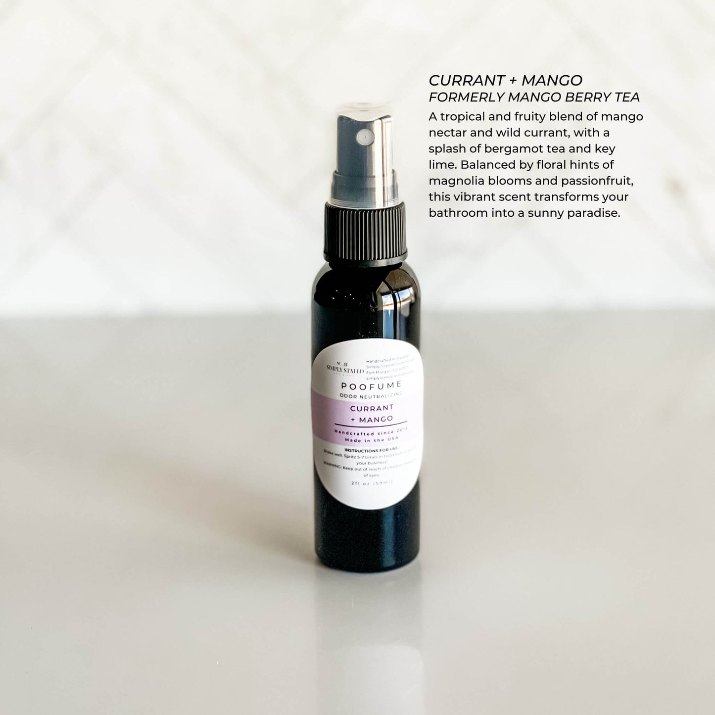 Poofume – Bathroom Odor Spray with Odor-Neutralizing Formula