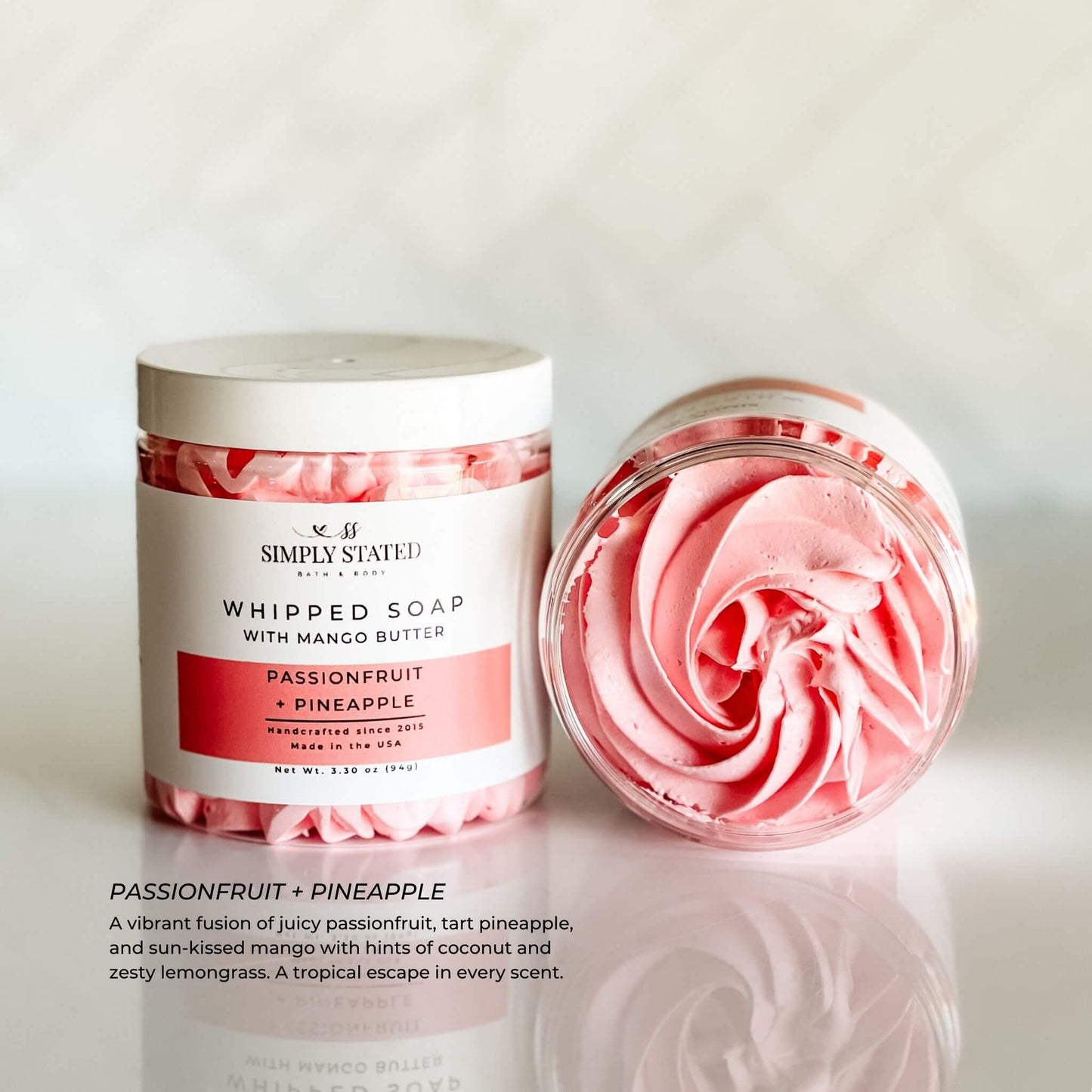 Summer Whipped Soap - Tropical Fluffy & Hydrating Cleanser