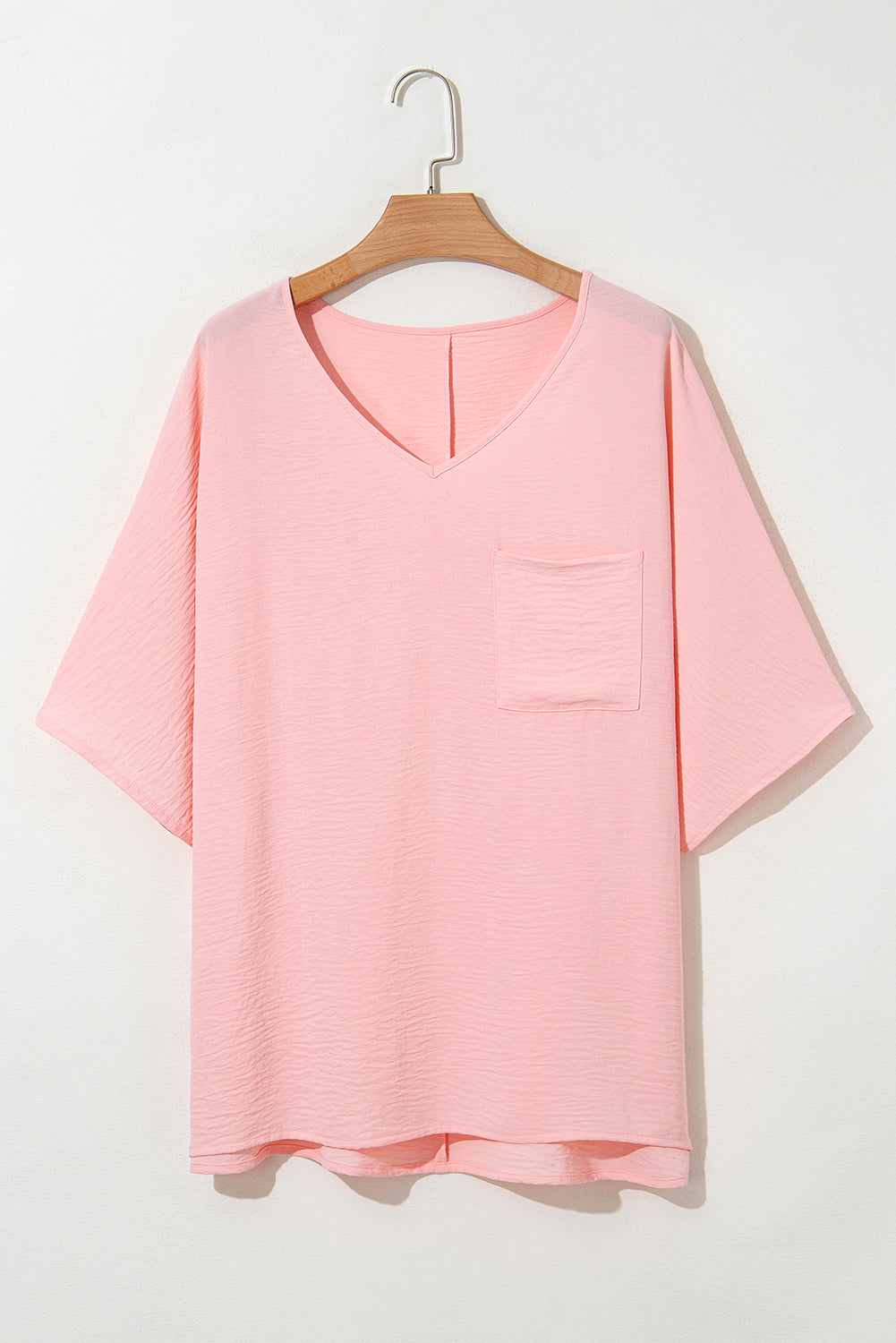 Aliyah Plus Size Textured Half Sleeve Top
