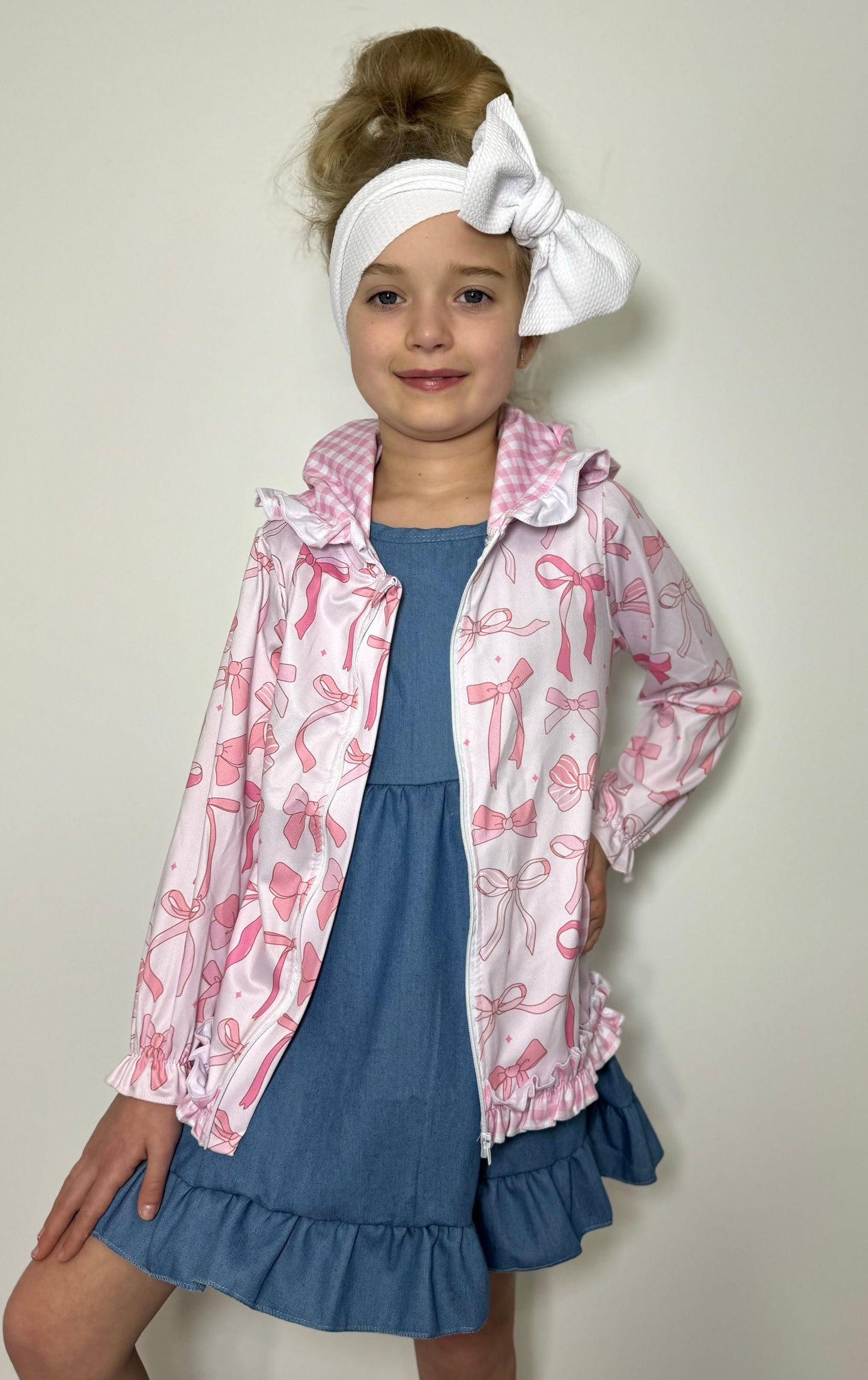 Pink Coquette Bow Jacket