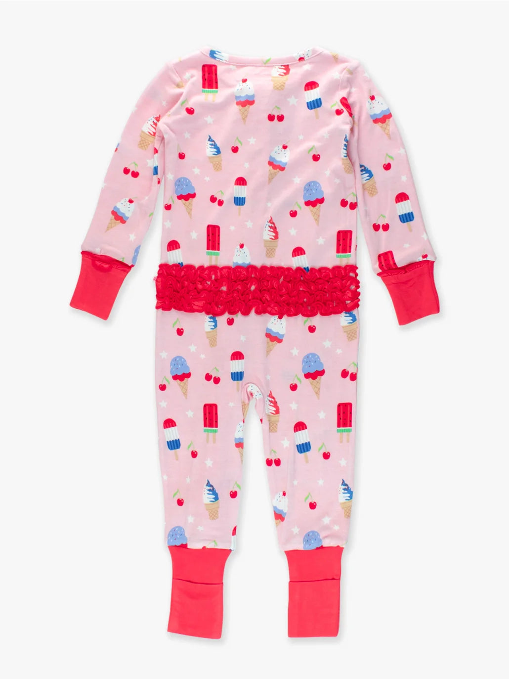 RuffleButts + RuggedButts: Sweet Freedom Ruffle Bamboo Zippy