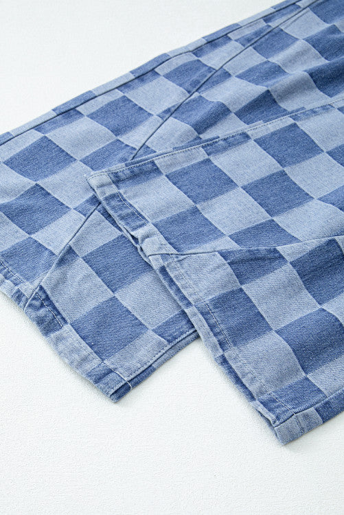 Checkered jeans