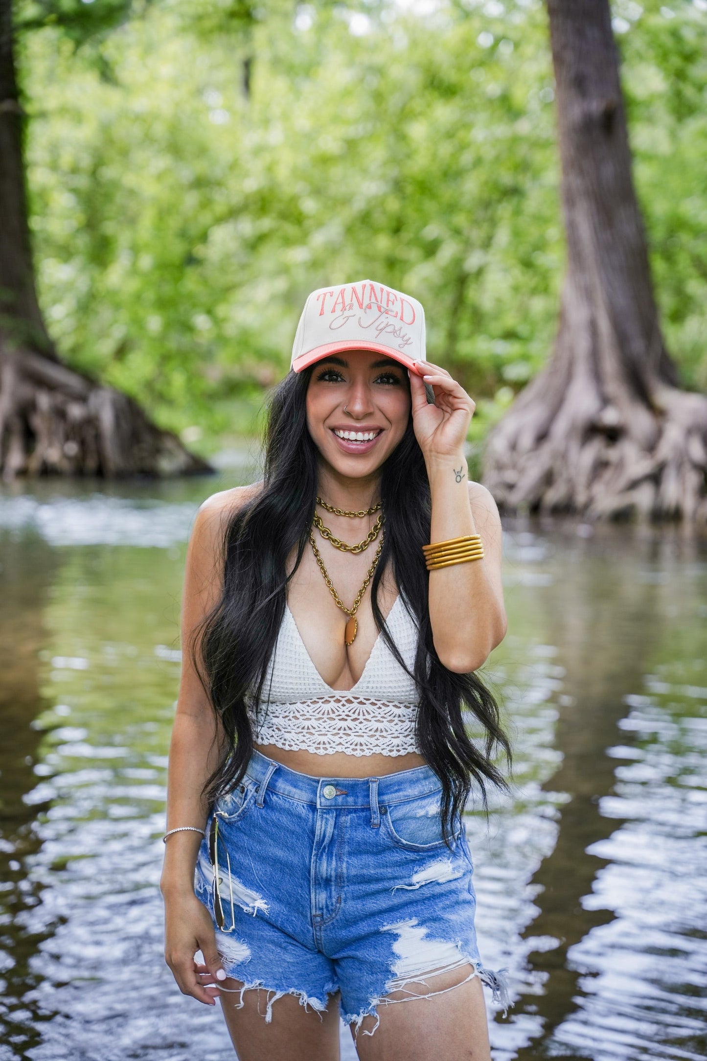 TANNED & TIPSY CANVAS CAP