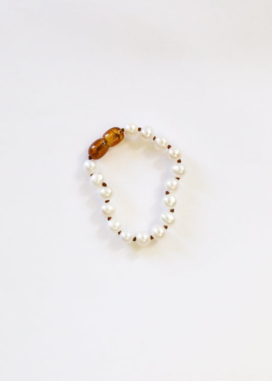 Pure Gemstone + Pearl || Anklet or Bracelet