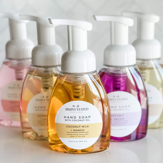 Signature Foaming Hand Soap – Gentle Coconut Oil-Based Liquid Soap