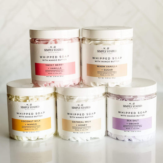 Signature Whipped Soap – Fluffy Lather for Hands, Body & Shaving
