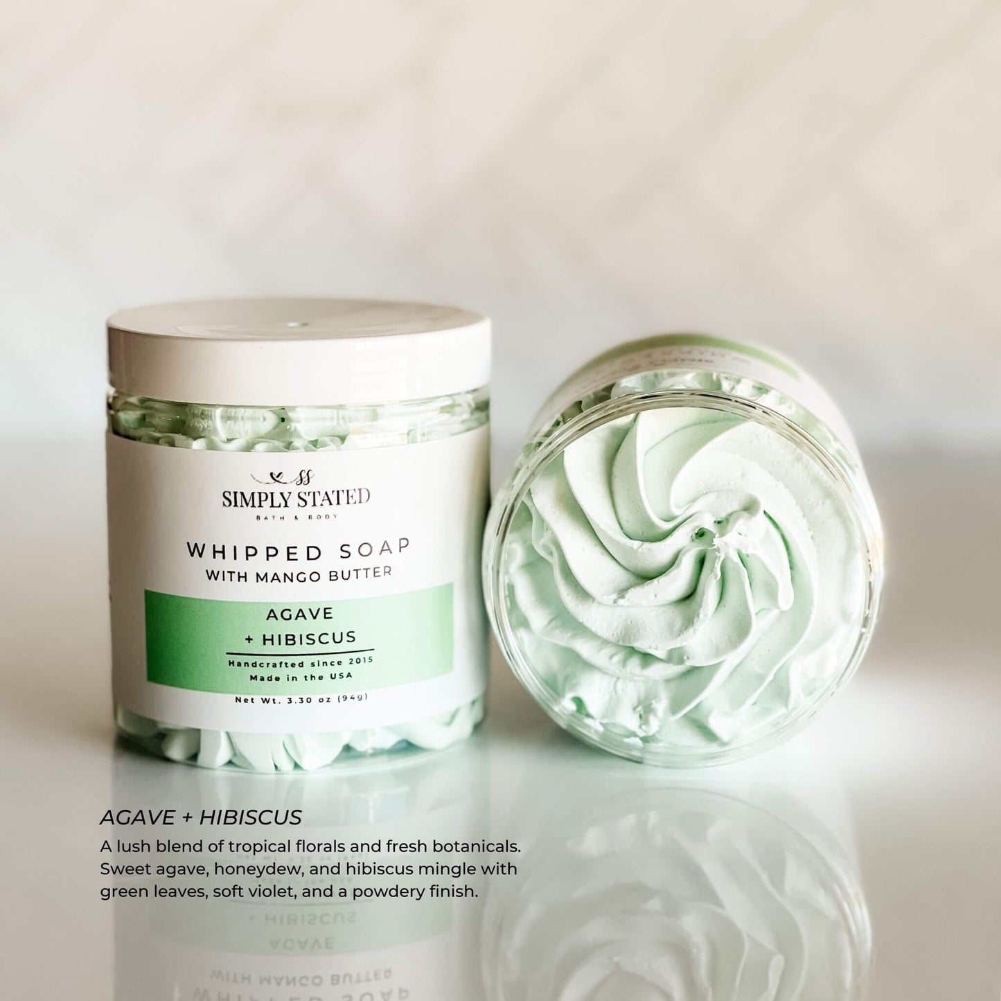 Summer Whipped Soap - Tropical Fluffy & Hydrating Cleanser