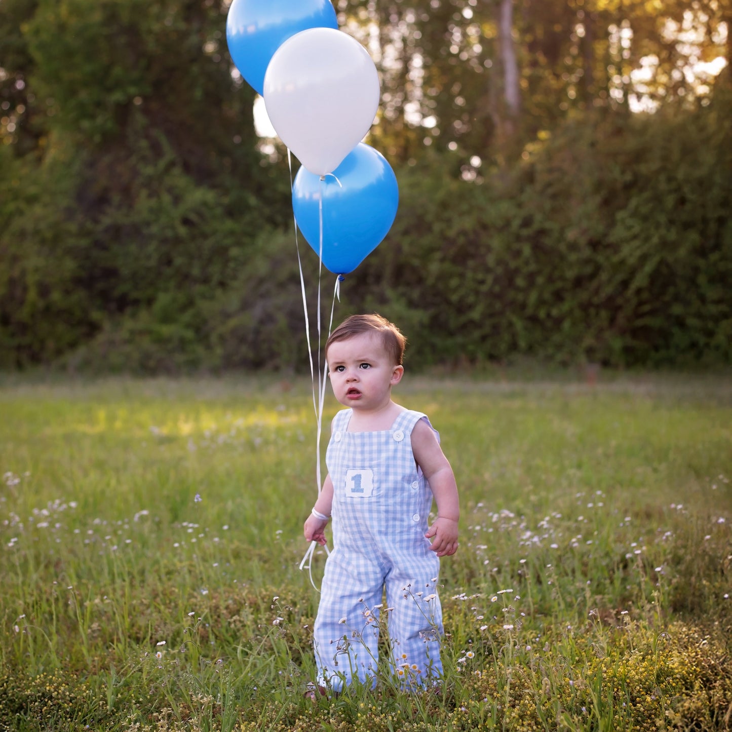 Boys Smocked First Birthday Jon Jon